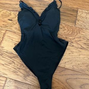 NWT H&M Black One-piece Swimsuit